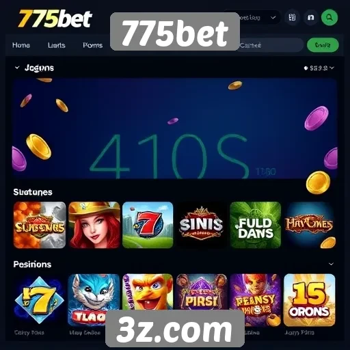 Jogos populares disponíveis na plataforma 775bet